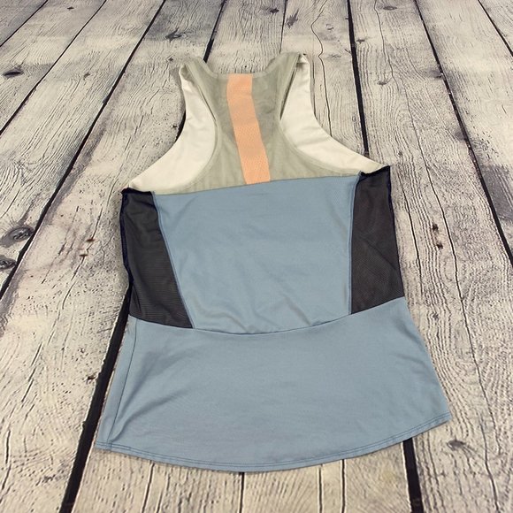 Lucky In Love Tennis Color Block V Neck Tank Tops - Picture 3 of 6